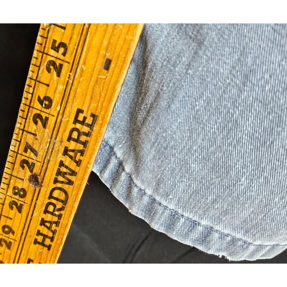 NOS Vintage 90s Streetwear Mens 34x30 Pleated Acid Wash Tapered Leg Denim Jeans - Picture 11 of 12